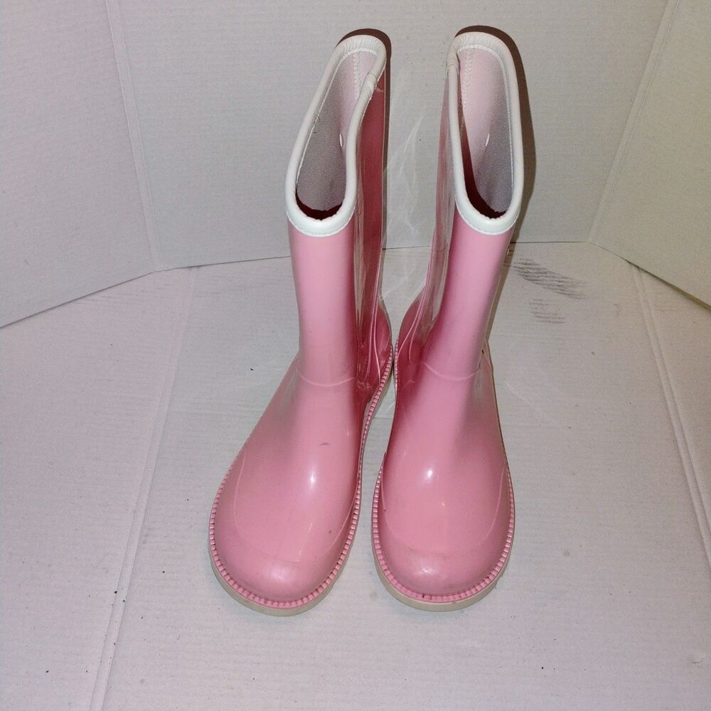 Gucci Toddler Sz. 29 (12) Classic Pink Horsebit Rainboot Cute Girls Shoes Rubber